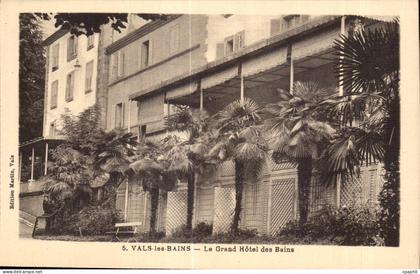 CPA Vals les Bains Le Grand Hotel des Bains