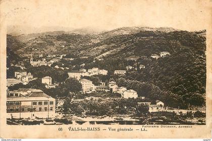 CPA Vals les Bains Vue generale