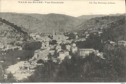 CPA Vals les Bains Vue generale