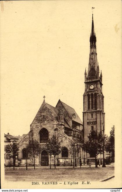 CPA Vanves L Eglise