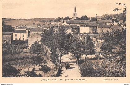 TARN  81    VAOUR  VUE GENERALE - COTE SUD