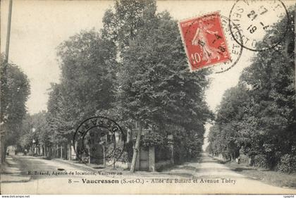 CPA Vaucresson Allee Du Butard Et Avenue Thery