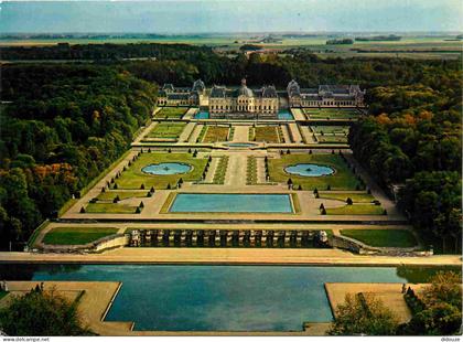 77 - Vaux le Vicomte - Le Château - Vue aérienne - façade sud - CPM - Voir Scans Recto-Verso
