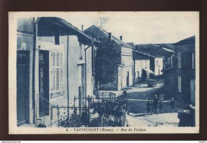 55 - VAVINCOURT - RUE DE VERDUN - CLICHE PIERREJEAN