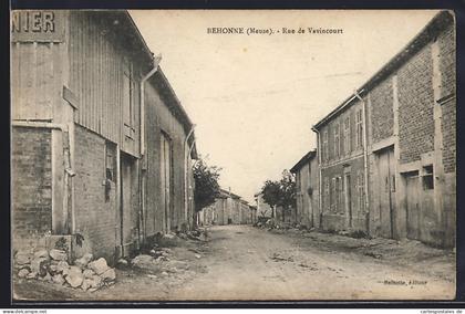 CPA Behonne /Meuse, Rue de Vavincourt