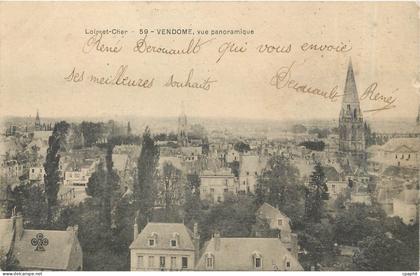 CPA Loiret Cher Vendome vue panoramique