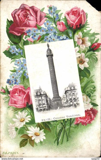 CPA Paris Colonne Vendome