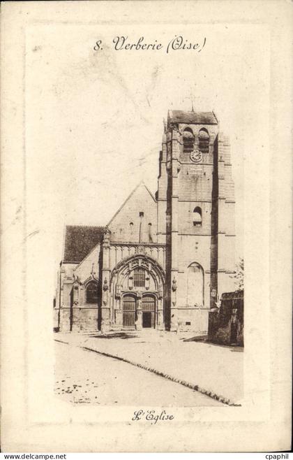 CPA Verberie église