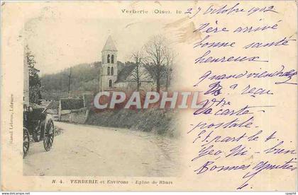 CPA Verberie et Environs Eglise de Rhuis