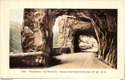 CPA Dauphine Le Vercors Route des Grande Goulets