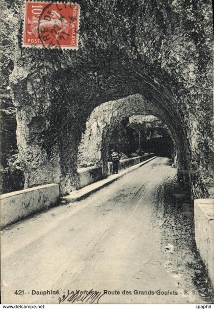CPA Vercors Route des Grands Goulets