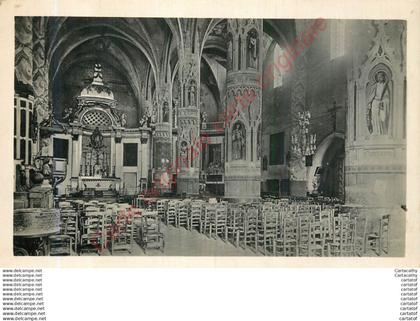 82.  VERDUN SUR GARONNE . Intérieur de l'Eglise .