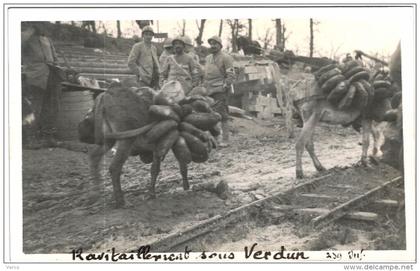 Carte Postale Ancienne de  VERDUN-Ravitaillement