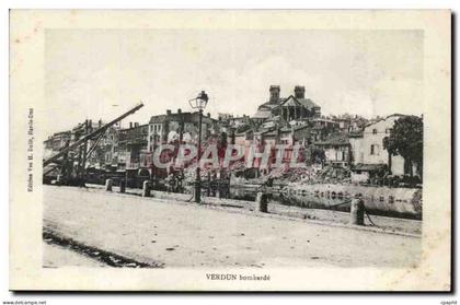 CPA Verdun bombarde