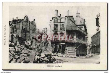 Verdun CPA Bombarde