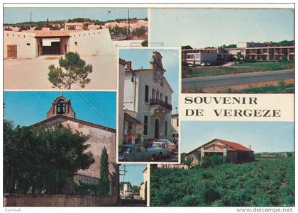 30 // VERGEZE    souvenir multivues   CPSM
