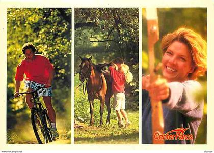 Carte Postale - 27 - Verneuil sur Avre - Les Bois-Francs - Center Parcs - Multivues - Vélo VTT - Chevaux - Tir à l'arc -