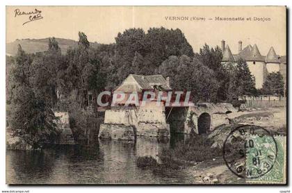 CPA Vernon Eure Maisonnette et Donjon