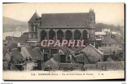 CPA Vernon (Eure) Vue de Notre Dame de Vernon