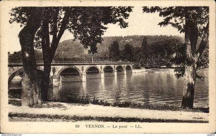 CPA Vernon Le pont
