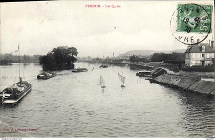 CPA Vernon Les Quais