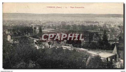 CPA Vernon Vue d'ensemble
