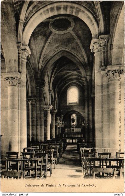 CPA Vernouillet Interieur de l'Eglise FRANCE (1379113)