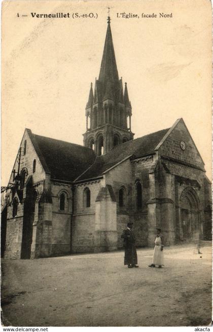 CPA Vernouillet L'Eglise, facade Nord FRANCE (1379116)