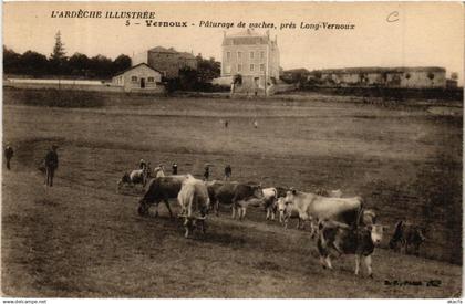 CPA VERNOUX Paturage de vaches (660845)