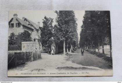 Verrières le Buisson, avenue Cambacérès, les peupliers, Essonne 91