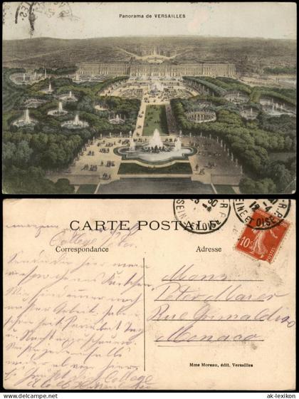 CPA Versailles Panorama von Versailles 1910