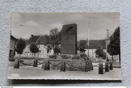 Cpsm 1956, Vertus, monument de la résistance, Marne 51