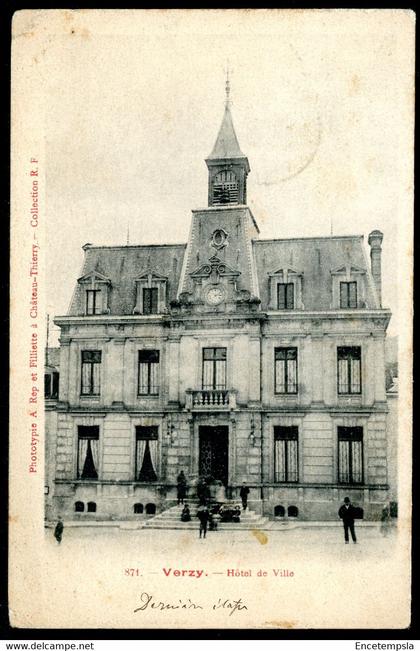 CPA - Carte Postale - France - Verzy - Hôtel de Ville  (CP19466)