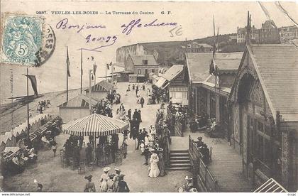 CPA Veules-les-Roses La Terrasse du Casino