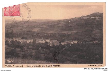 CAR-AEUP13-0635-63 - VEYRE - Vue générale de veyre-monton