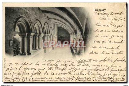CPA Vezelay Le cloitre