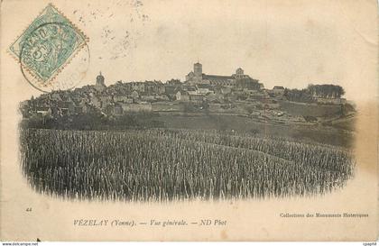 CPA Vezelay Yonne Vue generale