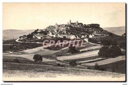 Vezelay CPA Vue generale
