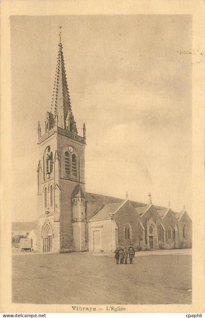 CPA Vibraye l'eglise