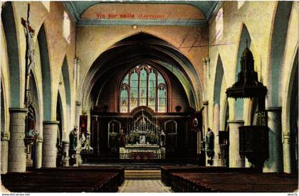 CPA AK VIC-sur-SEILLE - VIC a. d. SEILLE - Intérieur de L'Église (387807)