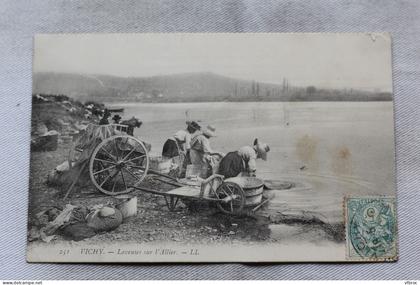 Vichy, laveuses sur l'Allier, Allier 03