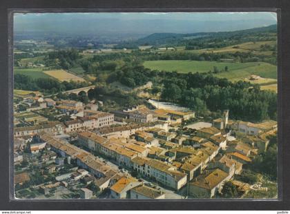 Carte postale 81. Vielmur sur Agout  vue d'avion très beau plan