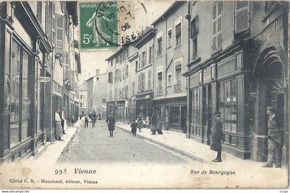 CPA Vienne Rue de Bourgogne