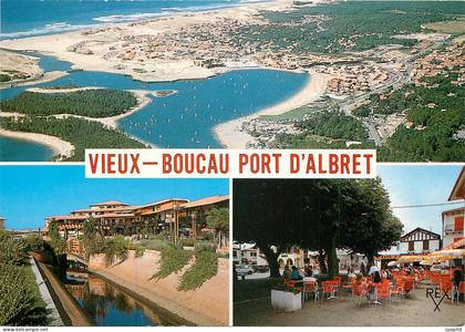 CPM Vieux Boucau Landes Le lac Marin de Port d'Albret Le Mail