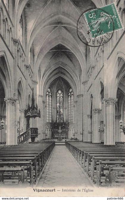 vignacourt interieur de l'eglise