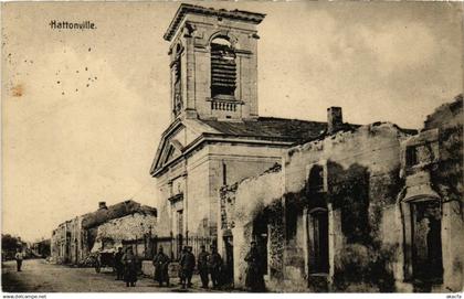 CPA Vigneulles-les-Hattonchatel - Rue - L'Eglise - Ruines (1036921)