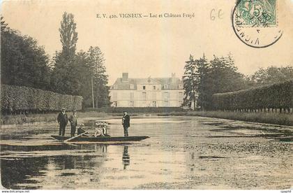 CPA Vigneux Lac et Chateau Fraye