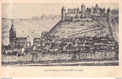 VIGNORY  -  Vue du bourg  de Vignory  - ...( illustrée )
