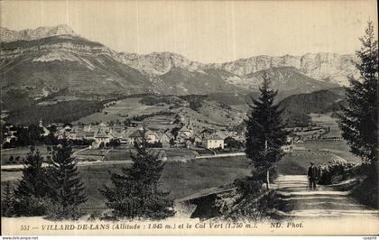 CPA Villard de Lans et le Col Vert