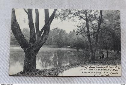 Cpa 1911, Ville d'Avray, autour des lacs, Hauts de Seine 92